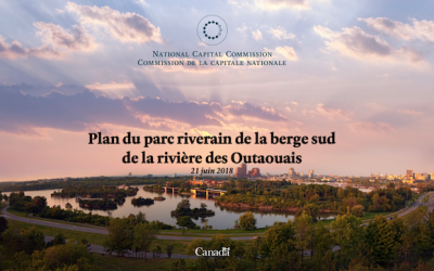 Plan de la CCN pour un parc riverain de la berge sud de la rivière des Outaouais