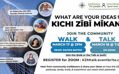 Kichi Zibi Mikan Parkway Community Walk and Talk – 17/18 March